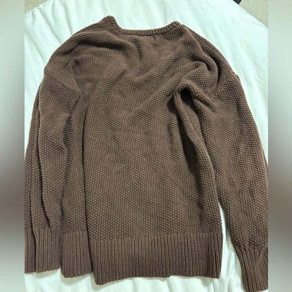 Old navy brown knitted sweater size medium (worn) - Picture 3 of 4